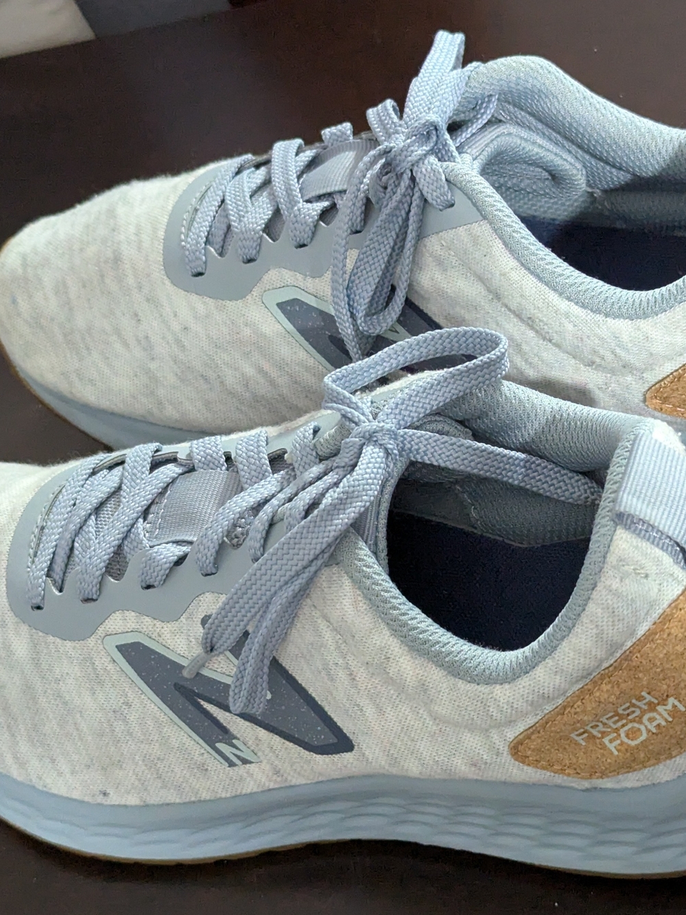 New Balance Light Gray Fresh Foam Running Shoes